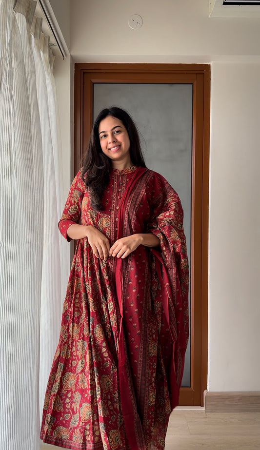 Scarlet Royale Printed Suit Set