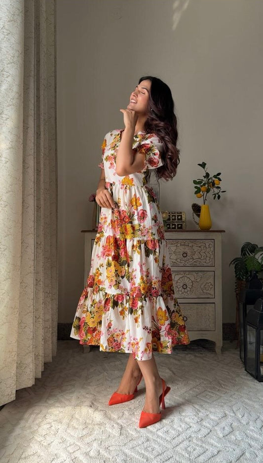 Phoolon Wali Flowy Dress