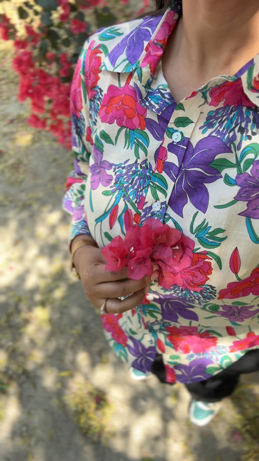 Floral Summer Shirt