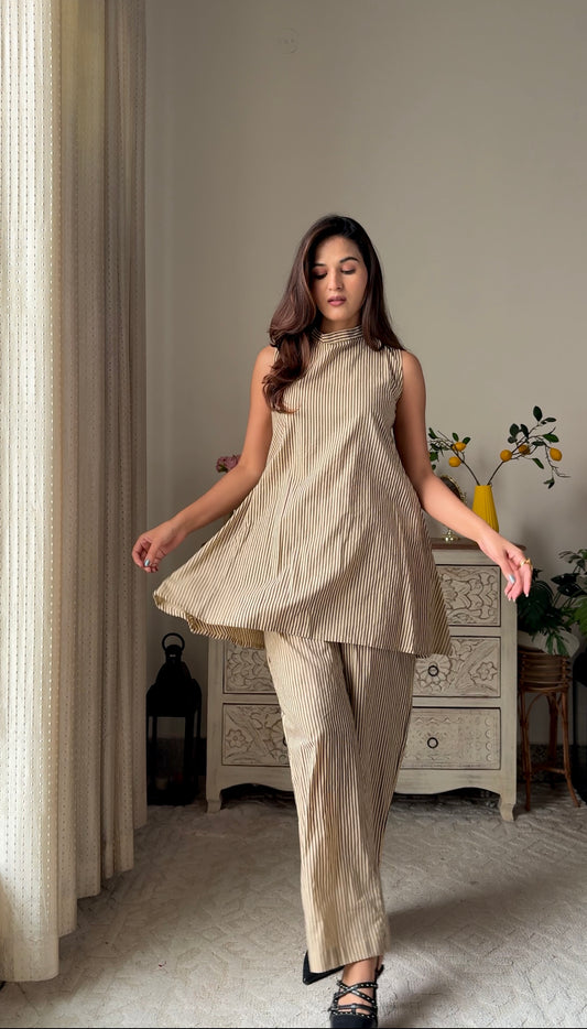 Stripes Cotton Coord Set