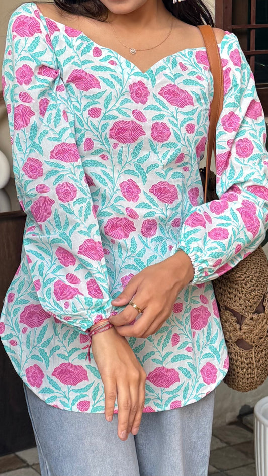 Ira Pure Cotton Ethnic Top