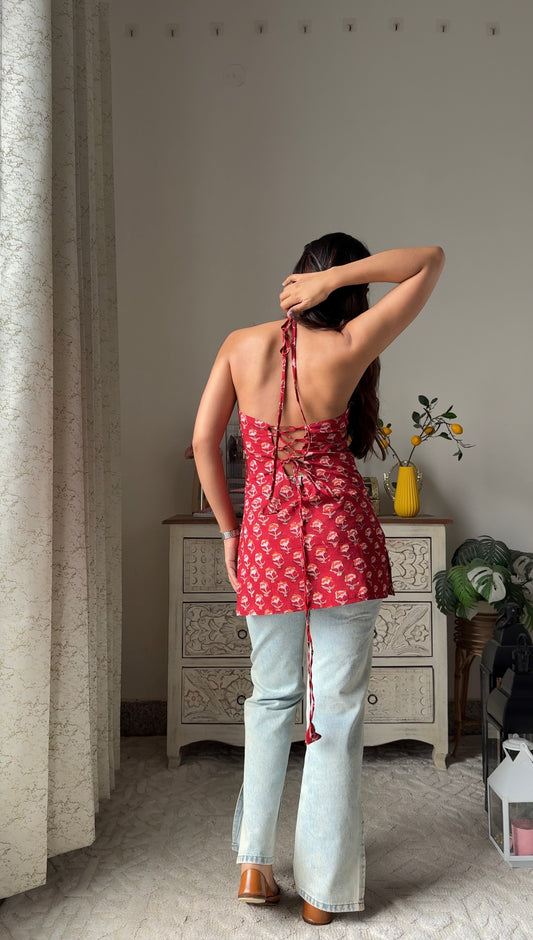 Tarunika Pure Cotton Sleeveless Top