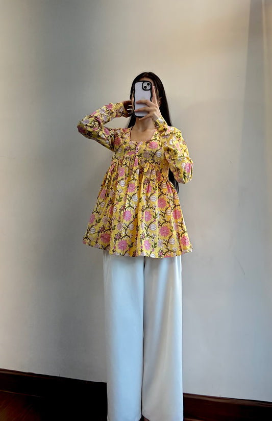 Vasanti Full Sleeves Cotton Top