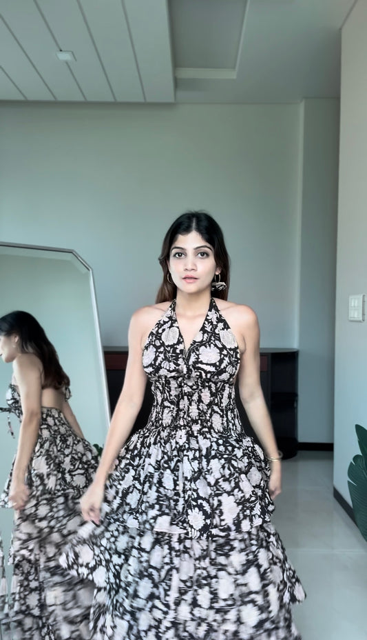 Inayat Printed Cotton Maxi Dress