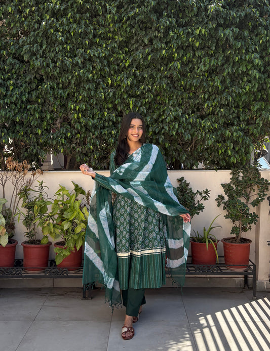 Zarmina Anarkali Set