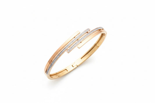 Rose Gold Plated Bracelet Stainless Steel