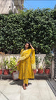 Sunehri Anarkali Set