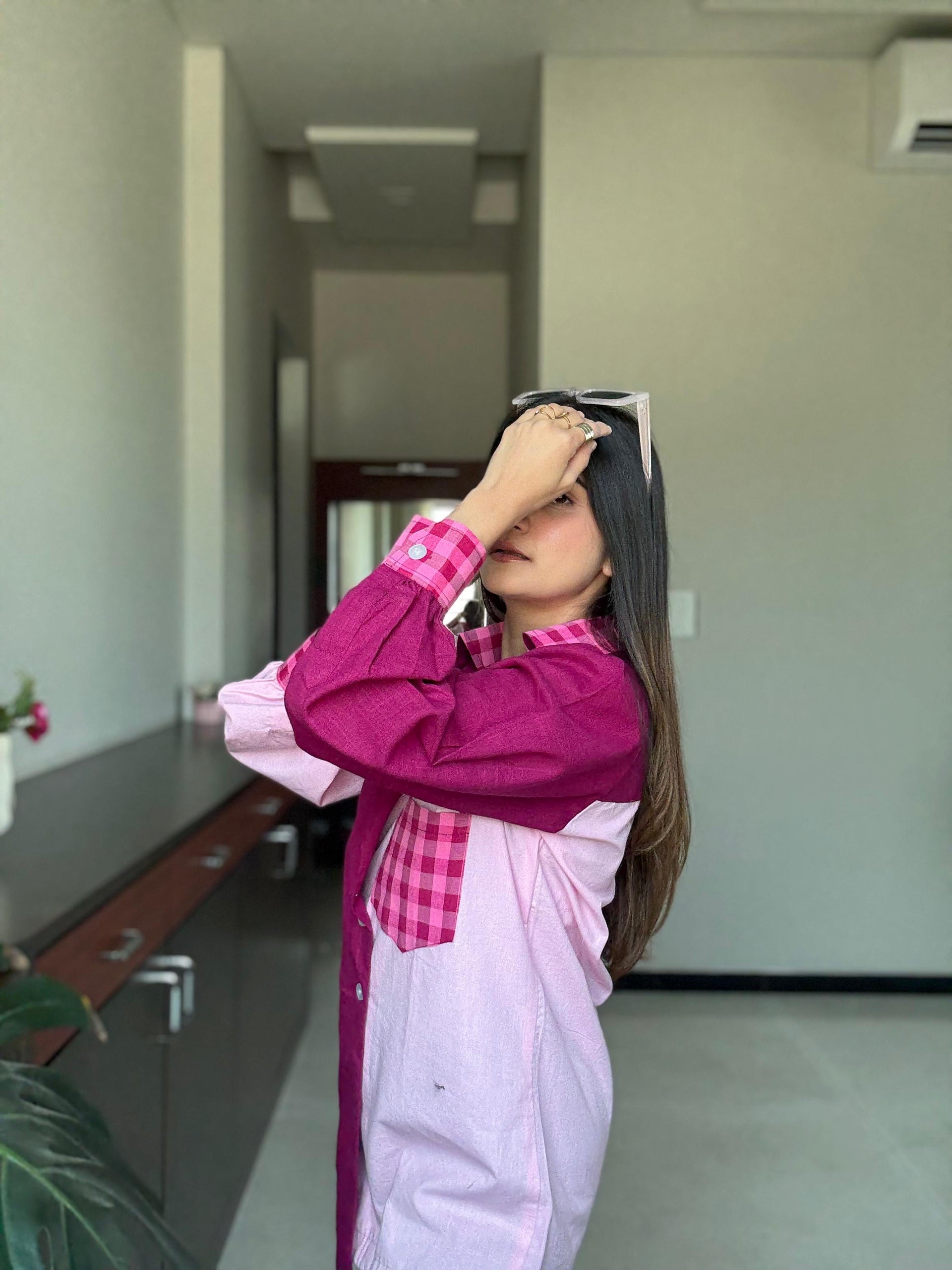 Berry Crush Colorblock Shirt