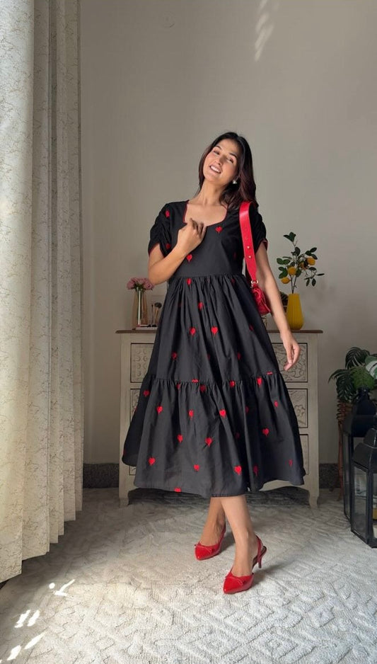 Gulabo Dilwali Black Dress