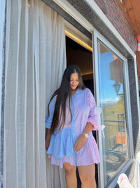 Sweet Sorbet Tiered Dress Cotton