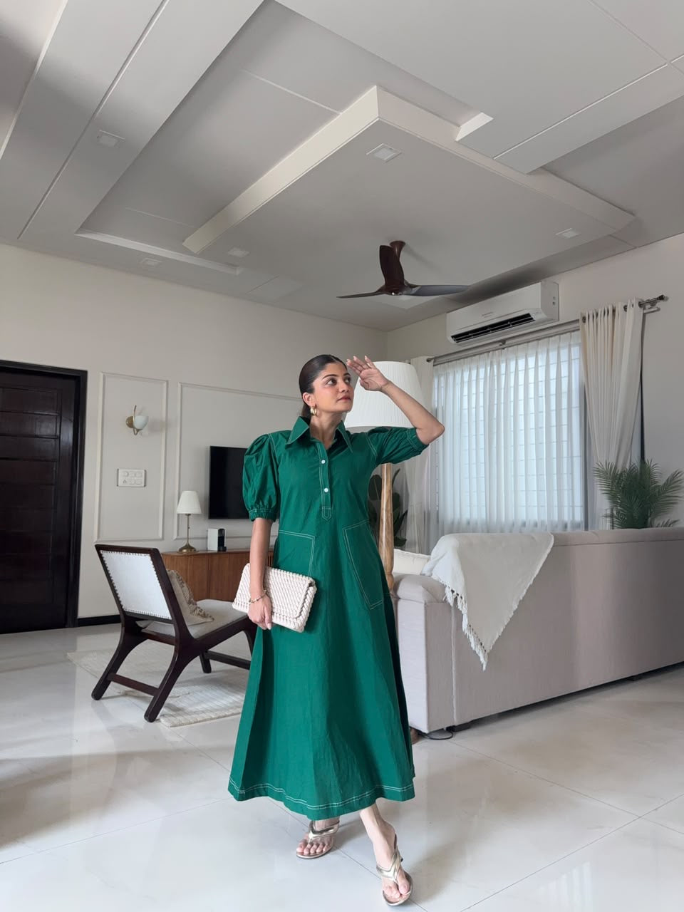 Emerald Green Dress