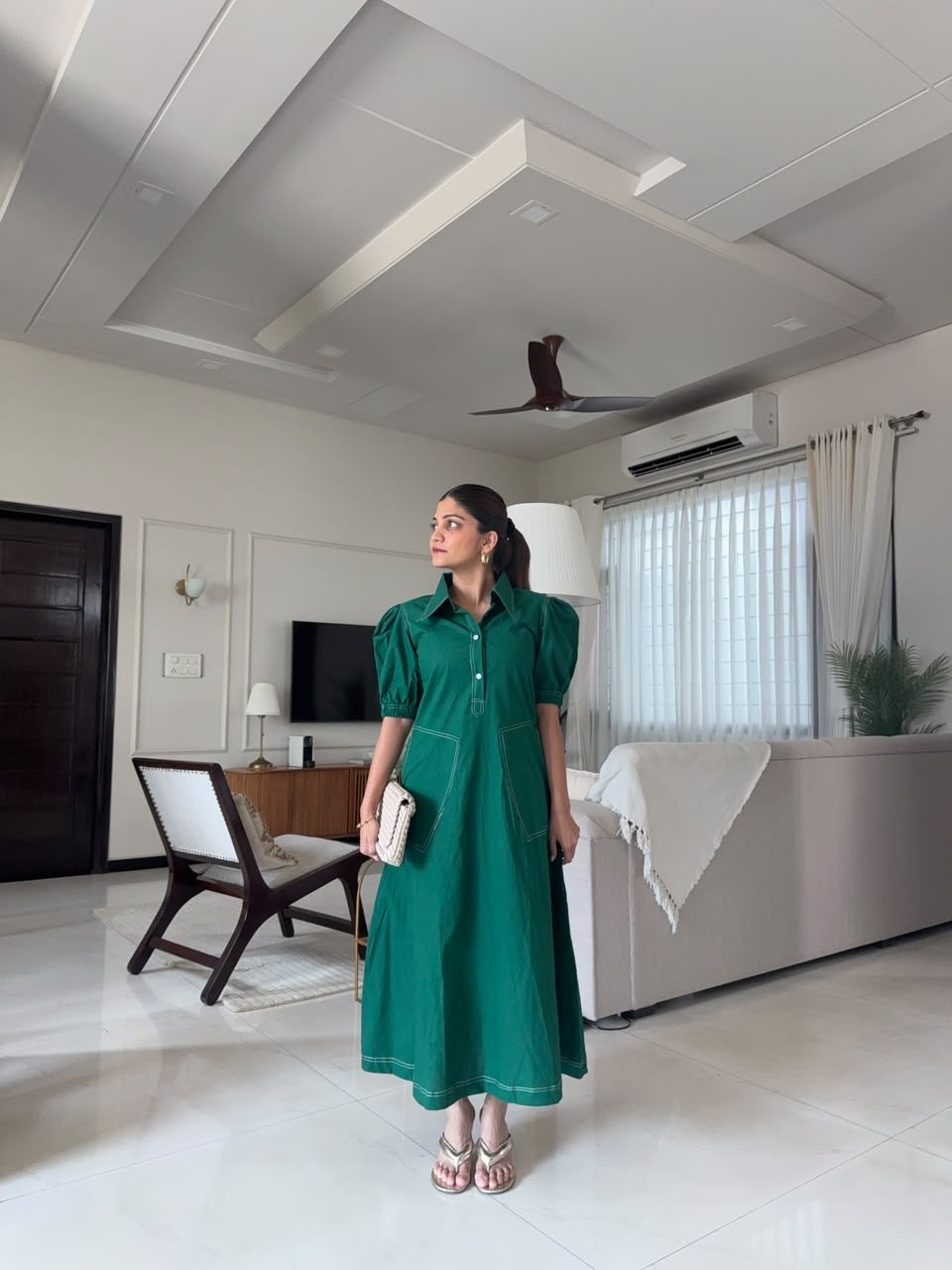 Emerald Green Dress