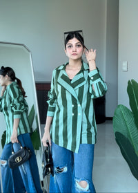 Verdant Lane Blazer Shirt