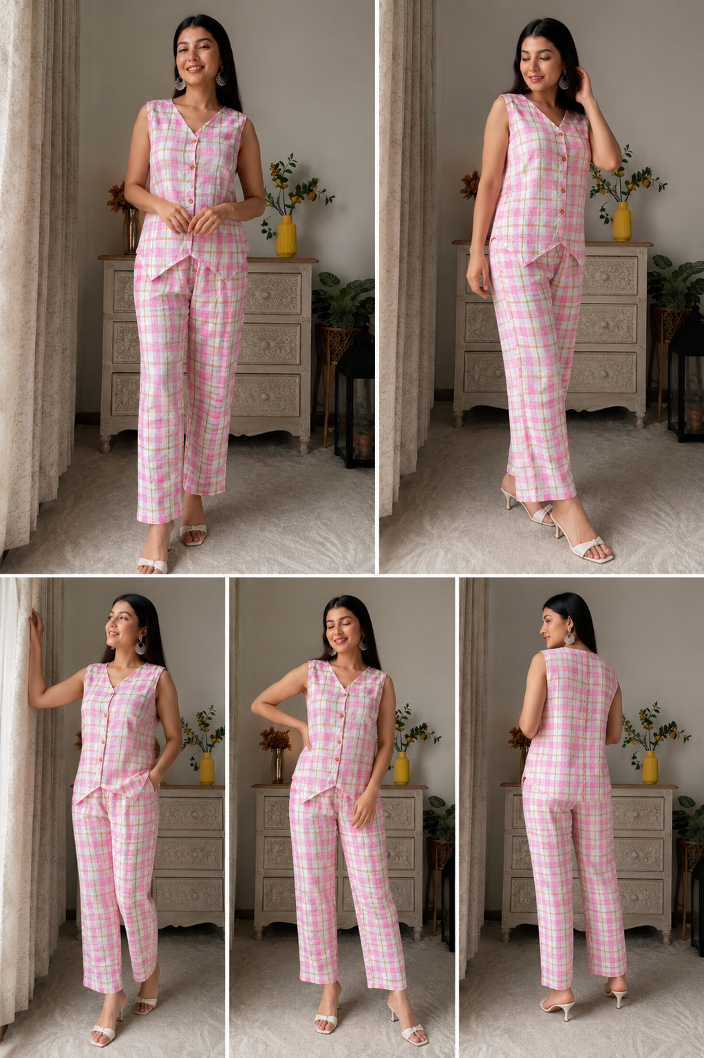 Bubblegum Plaid Set