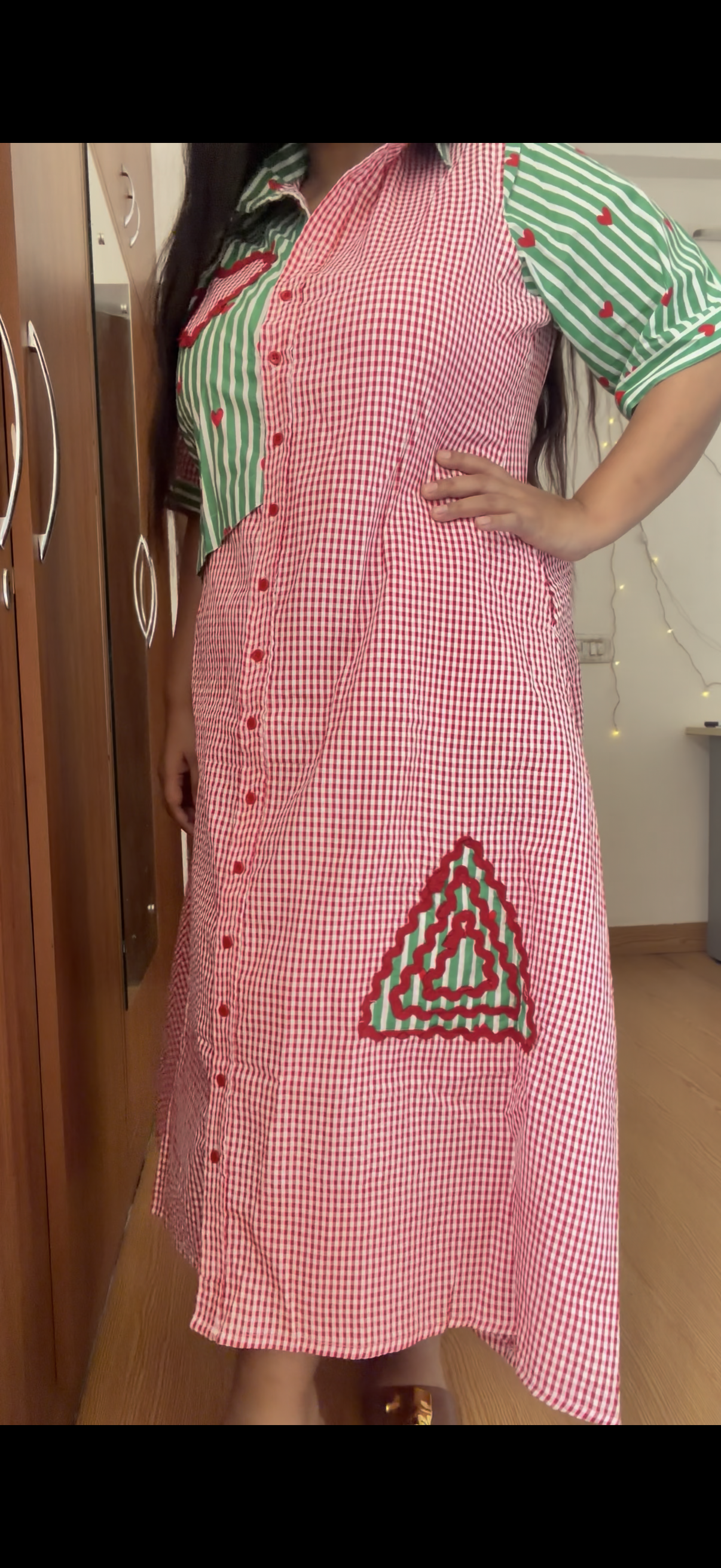 Red and Green Sugar Kiss Dress