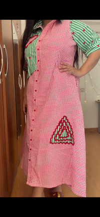 Red and Green Sugar Kiss Dress