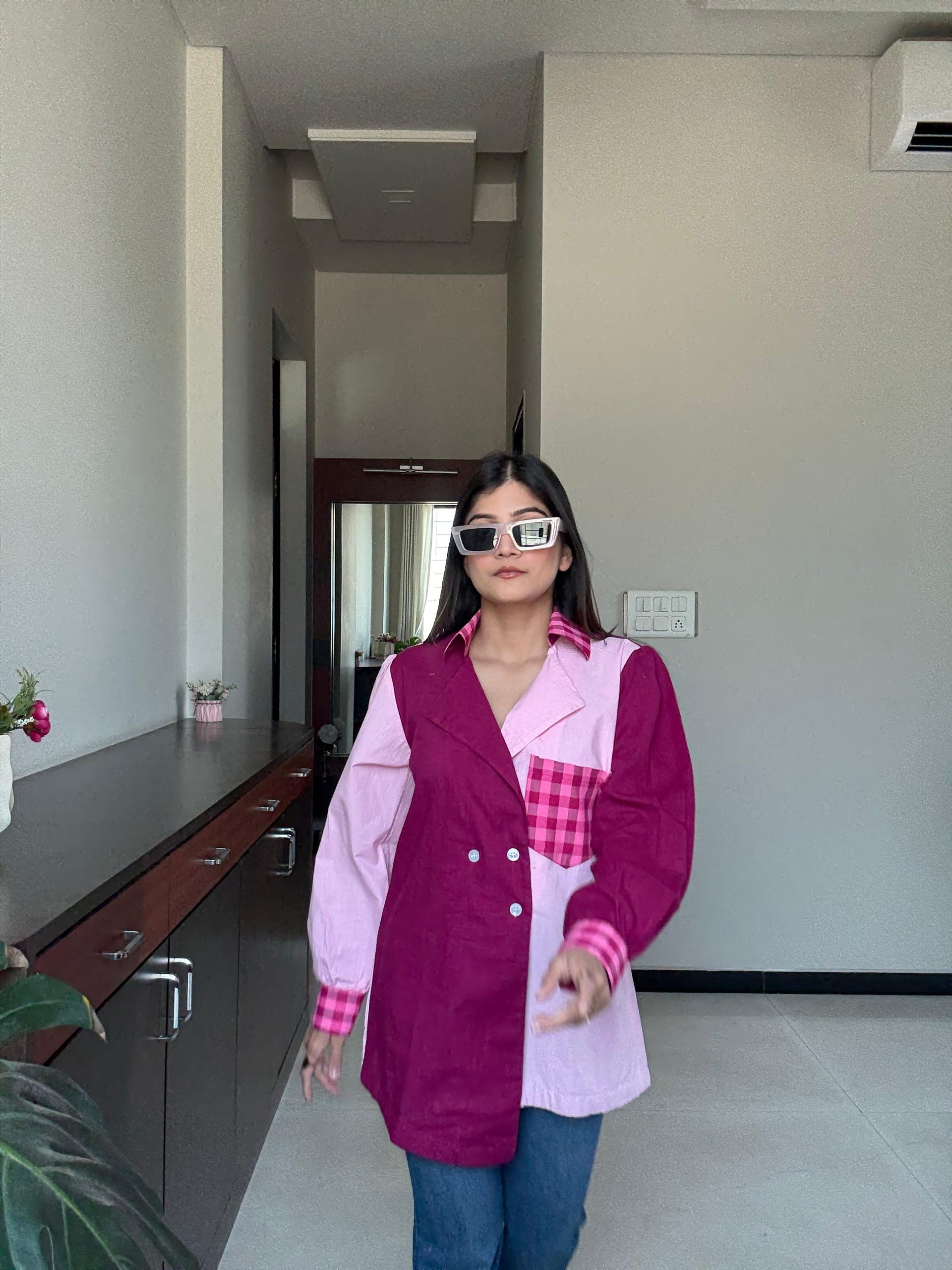 Berry Crush Colorblock Shirt