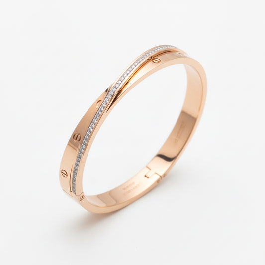 Rose Gold Plated Bracelet Stainless Steel
