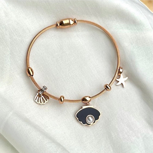 Rose Gold Plated Bracelet Stainless Steel