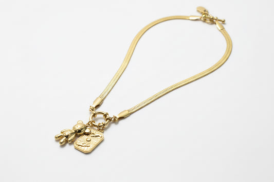 Gold Plated Charm Anti Tarnish Necklace