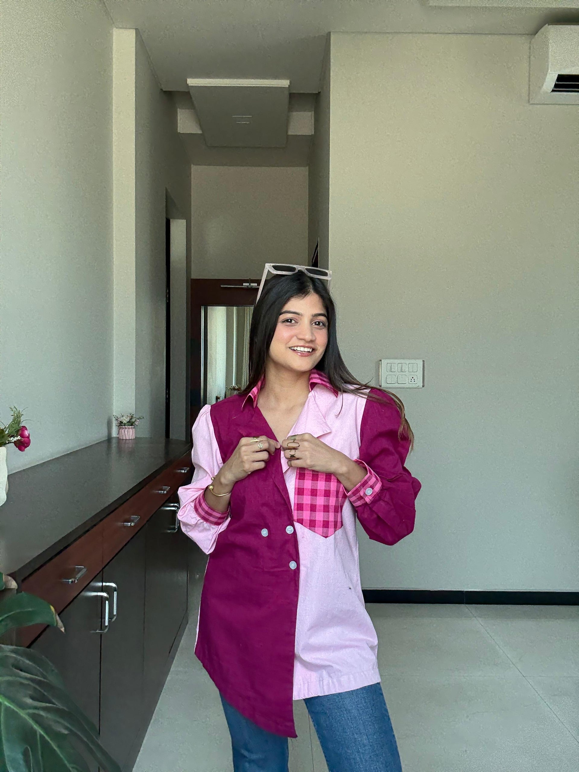 Berry Crush Colorblock Shirt
