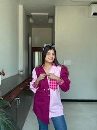 Berry Crush Colorblock Shirt