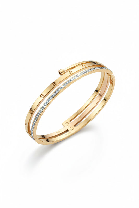 Rose Gold Plated Bracelet Stainless Steel