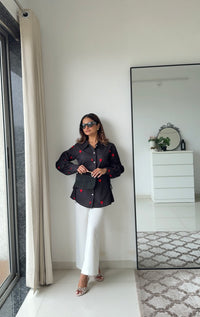 Hearty Knots Cotton Shirt