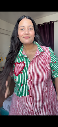 Red and Green Sugar Kiss Dress