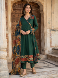 Suhita Cotton Anarkali Suit Set