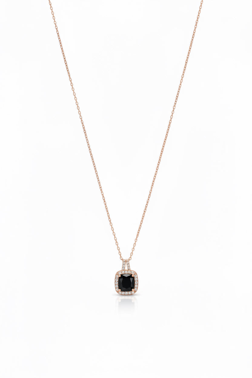 Black Stone Necklace