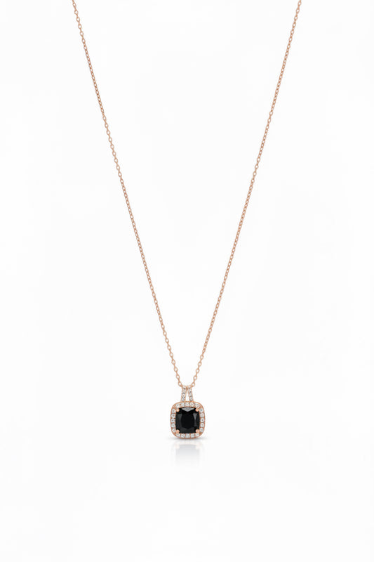 Black Stone Necklace
