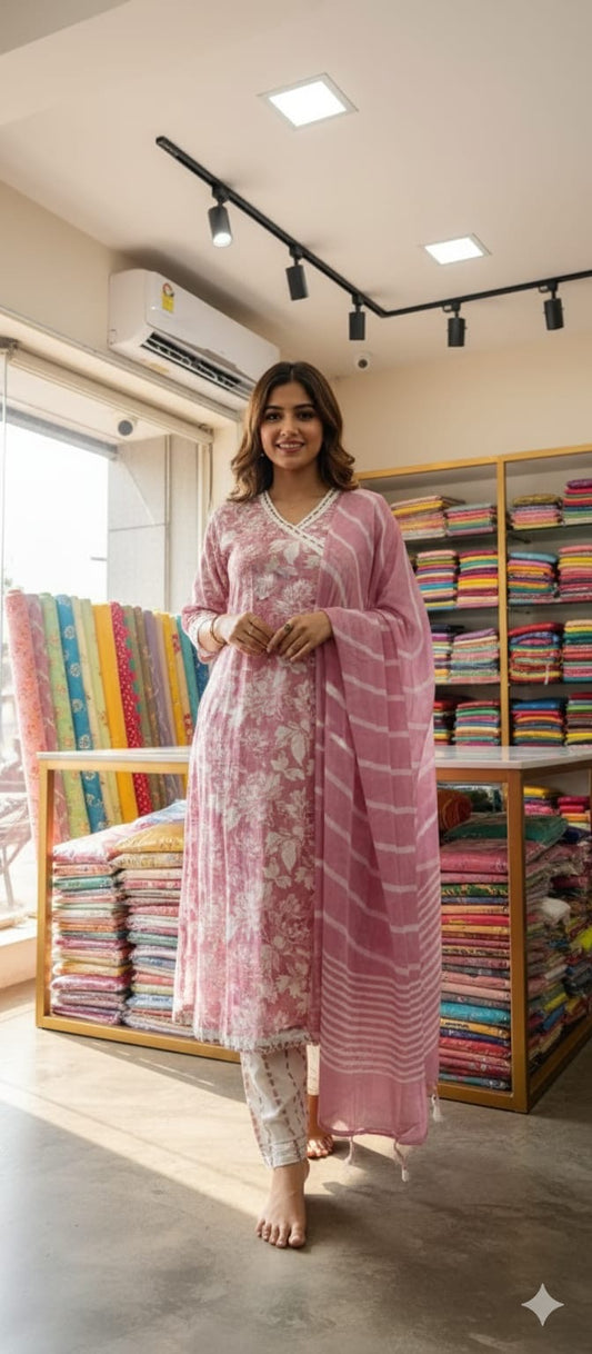 Agrima Pure Cotton Suit Set