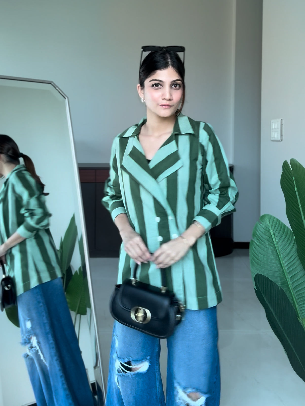 Verdant Lane Blazer Shirt