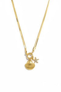 Gold Plated Charm Anti Tarnish Necklace