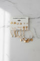 6 pair of Earrings Card