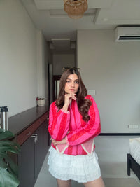 Pink Quilted Heart Jacket