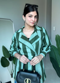 Verdant Lane Blazer Shirt