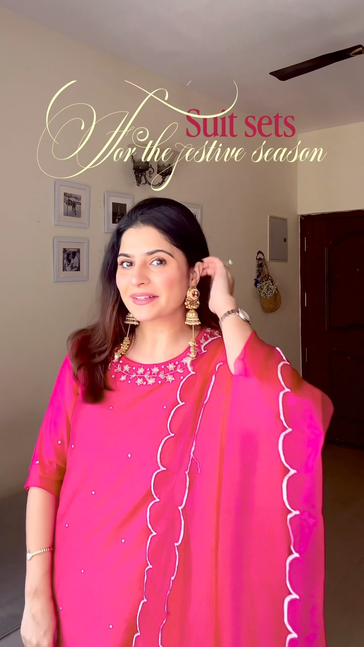 Rani Chanderi Suit