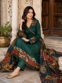 Suhita Cotton Anarkali Suit Set