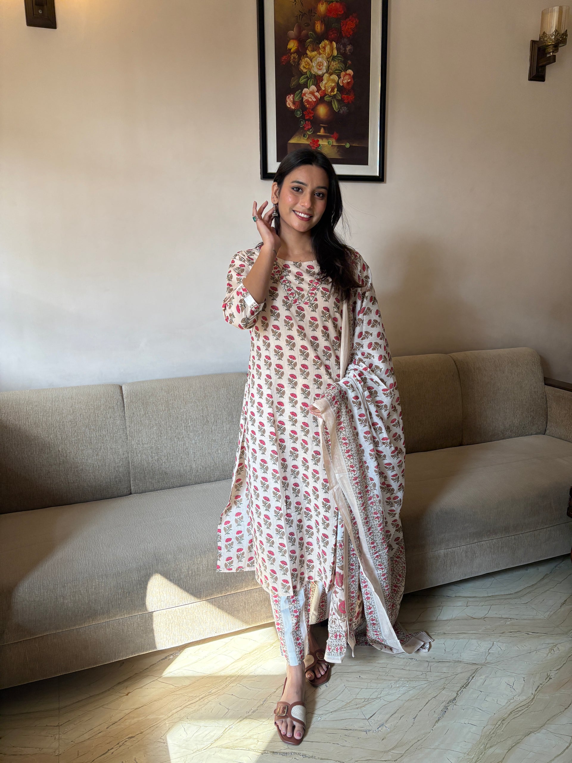 Mihika Cotton Suit Set