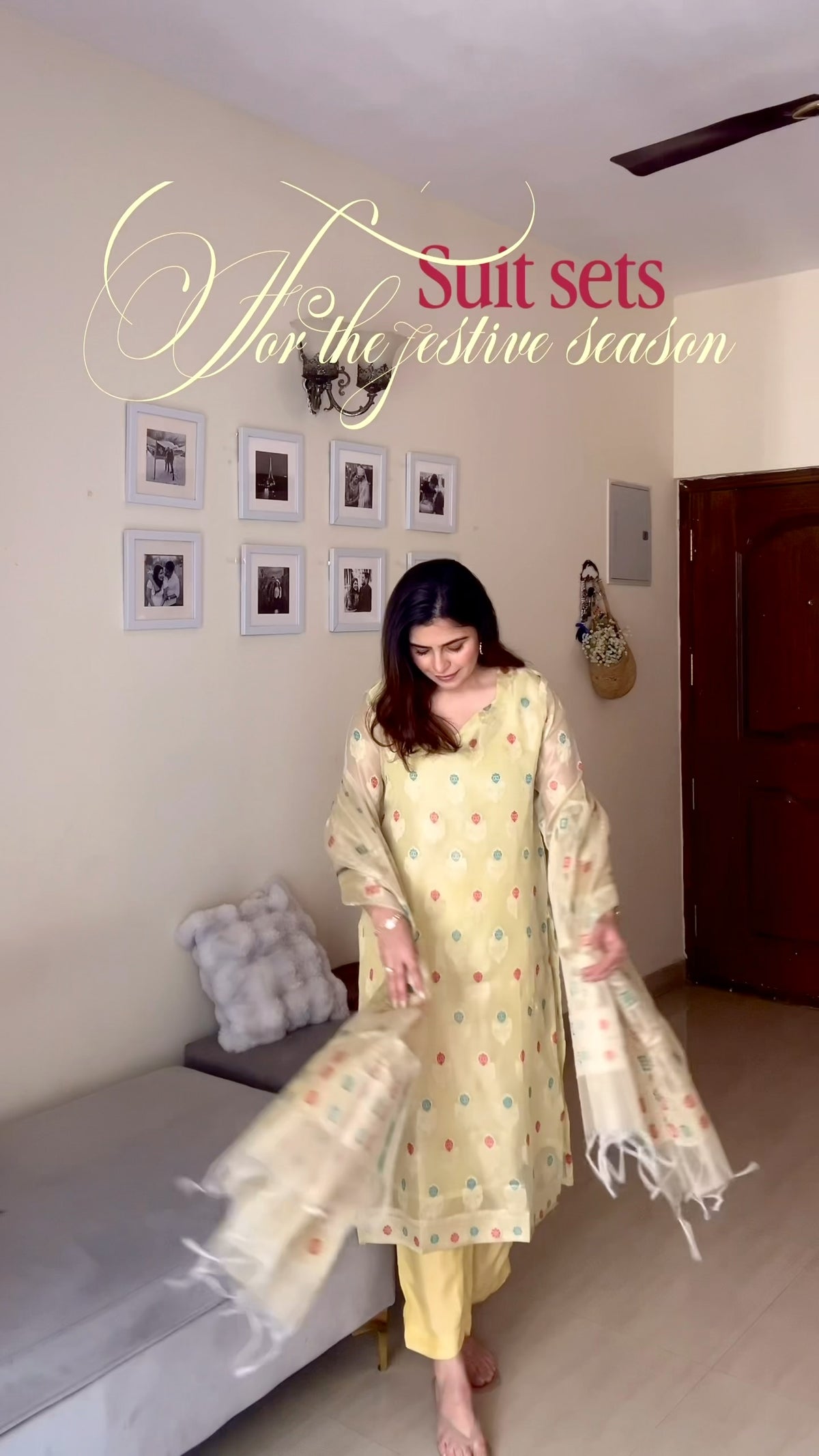 Nagma Feative Banarasi Kota Doria Suit