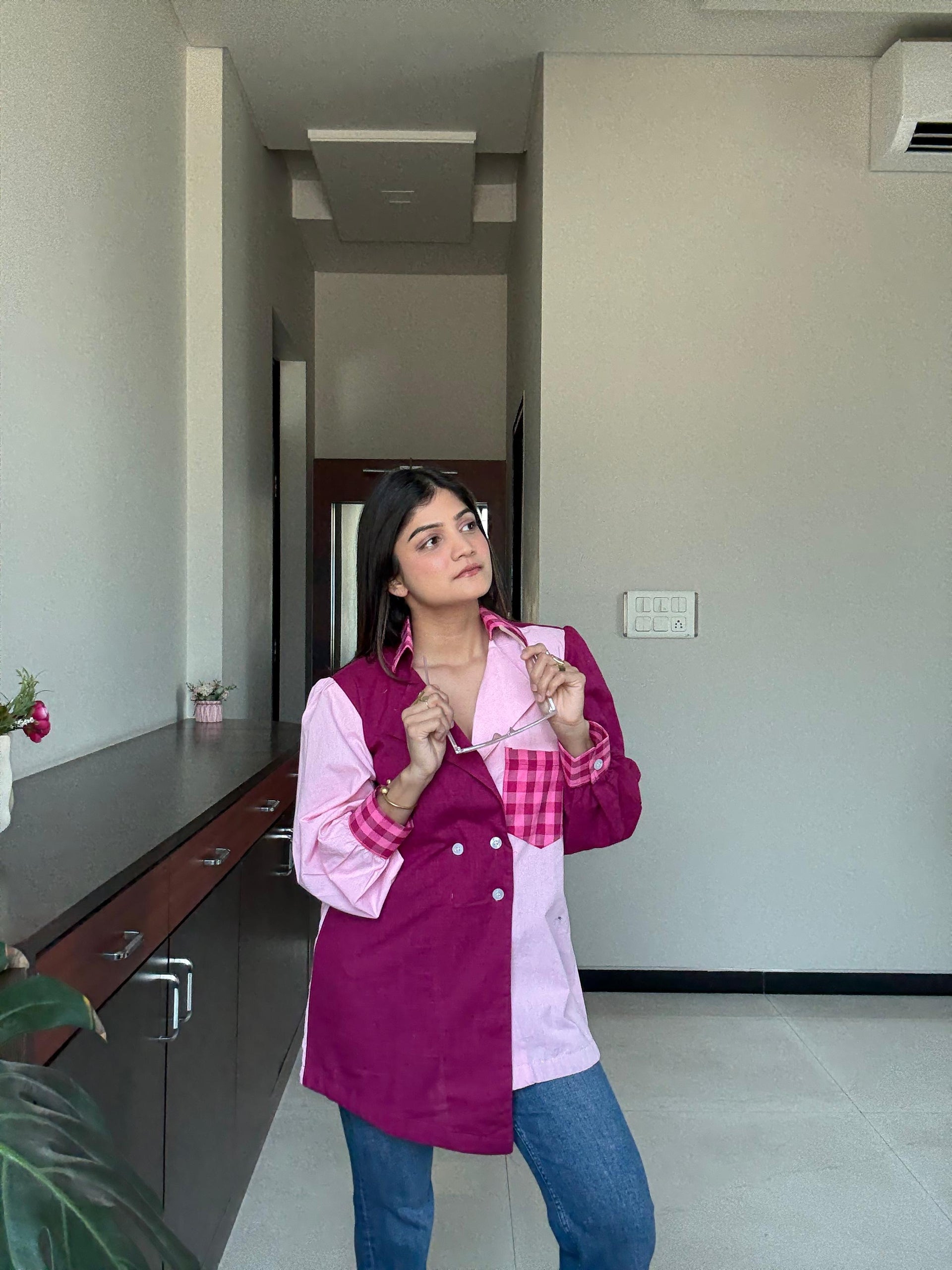 Berry Crush Colorblock Shirt