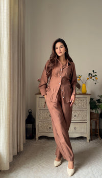 pinteresty  Brown Coord Set