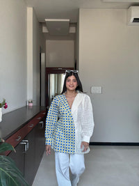 Azure Mosaic Shirt