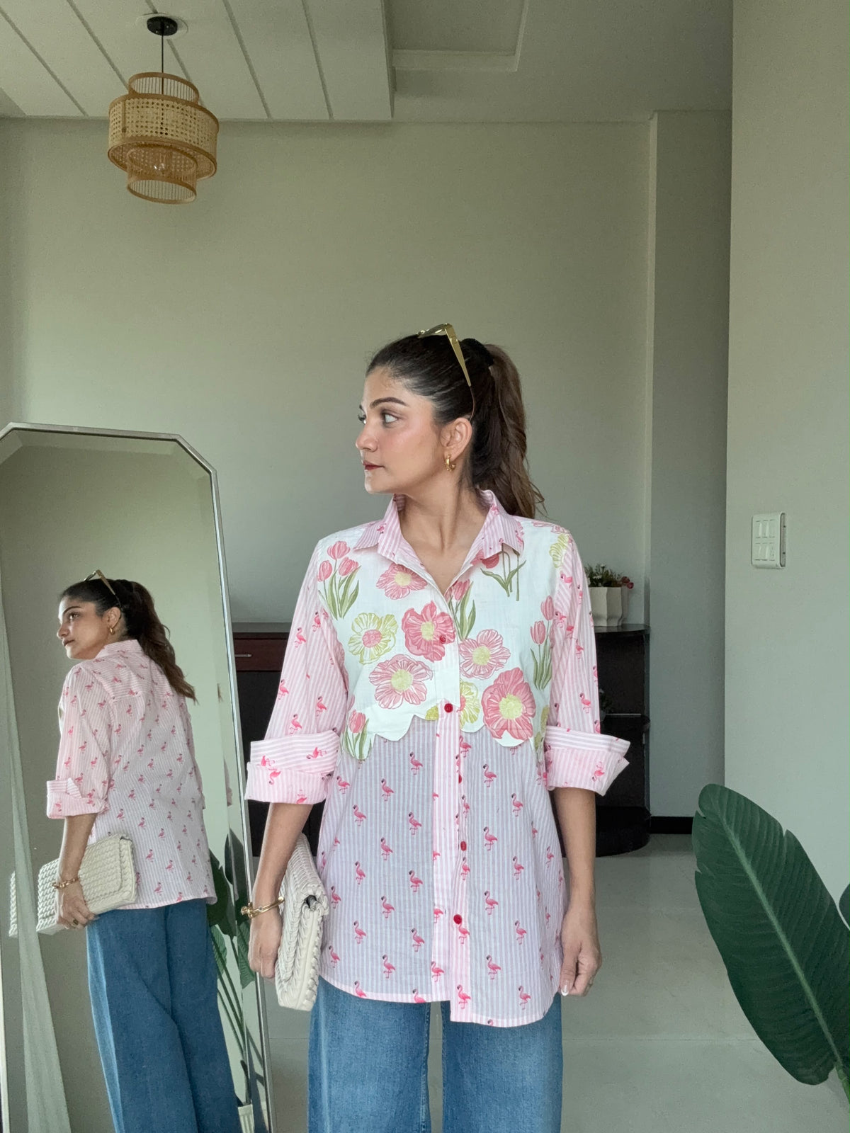 Florence Flamingo Shirt