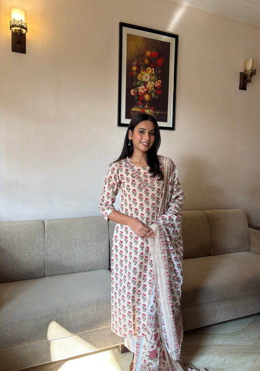 Mihika Cotton Suit Set