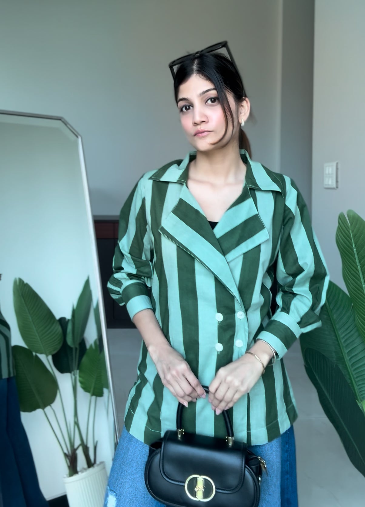 Verdant Lane Blazer Shirt