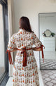 Folklore – Ivory folk-print dress