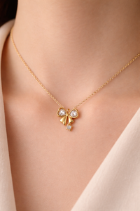 Gold Anti Tarnish Butterfly Necklace